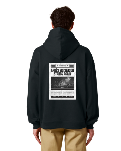 "newspaper" - oversized hoodie