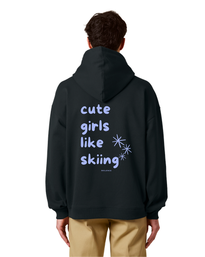 "cute girls" - oversized hoodie