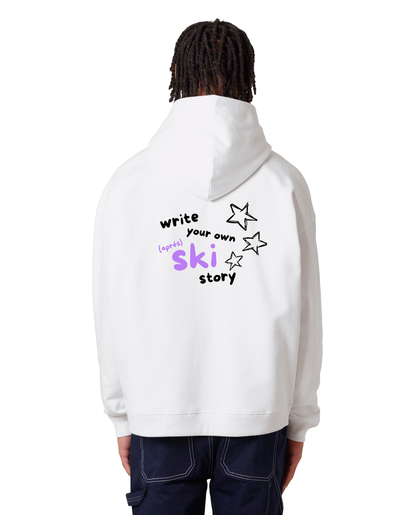 "ski story" - oversized hoodie