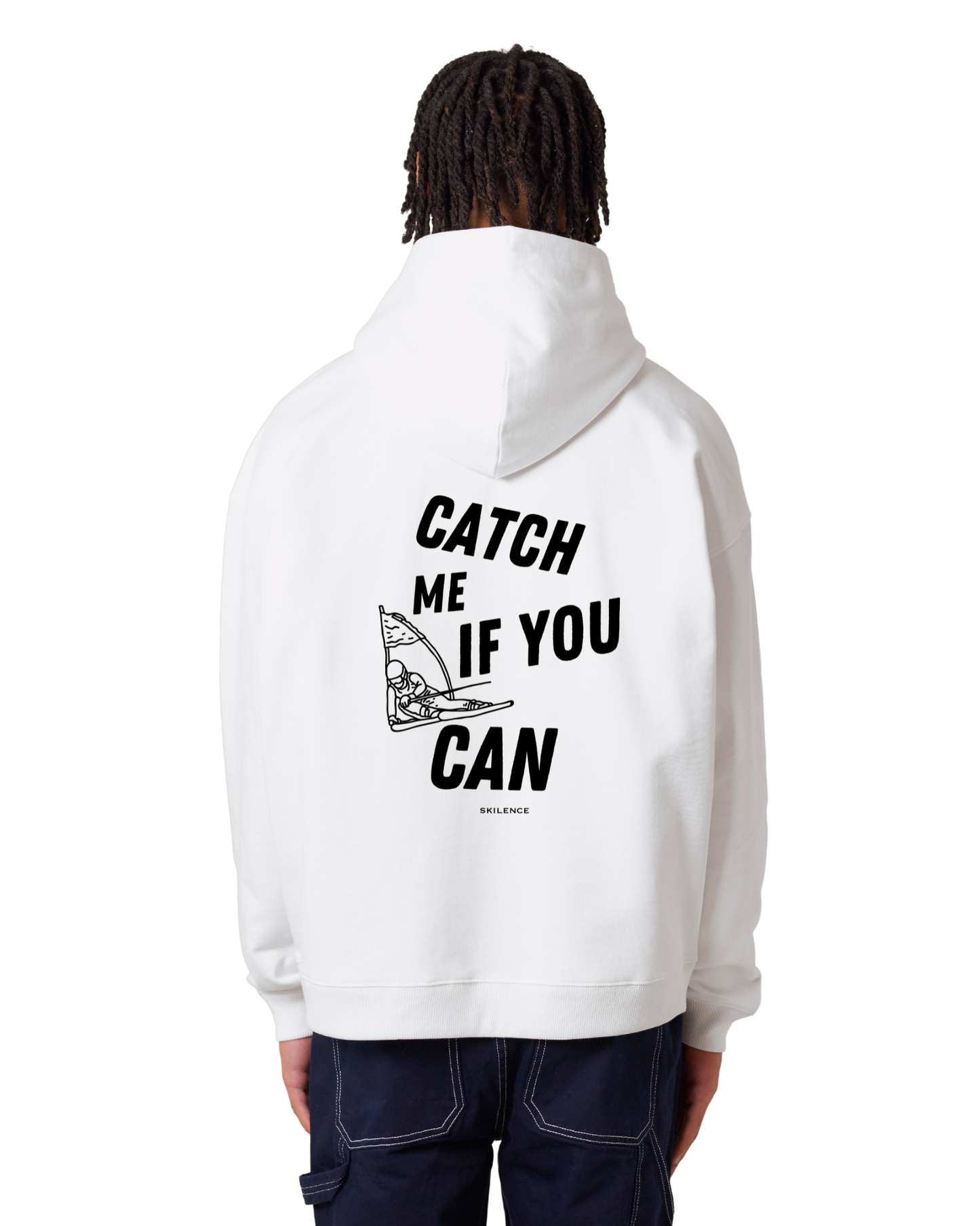 "catch me" - oversized hoodie