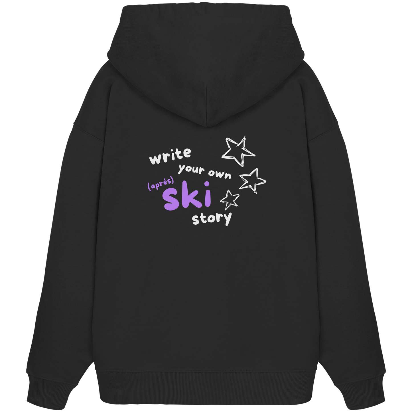 "ski story" - oversized hoodie