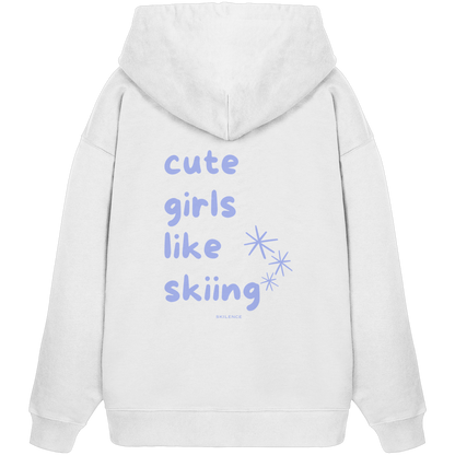 "cute girls" - oversized hoodie