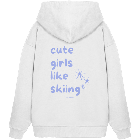 "cute girls" - oversized hoodie