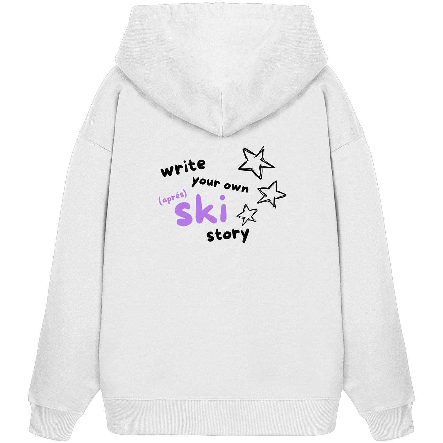 "ski story" - oversized hoodie