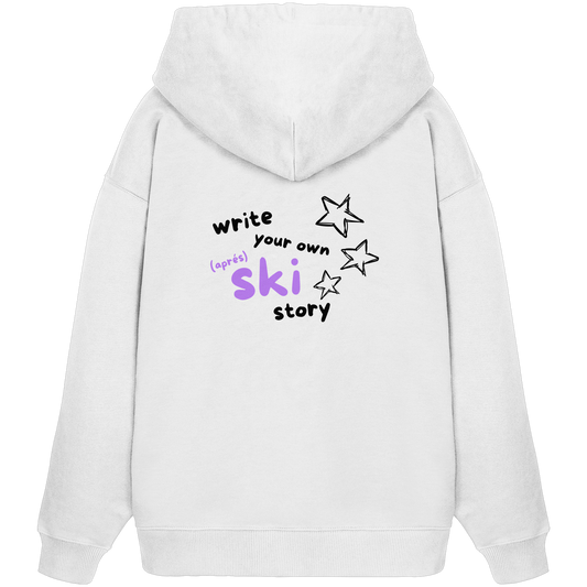 "ski story" - oversized hoodie