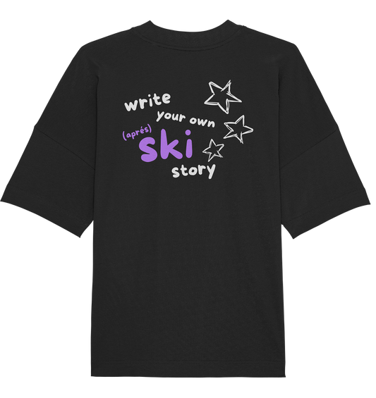 "ski story" - oversized shirt