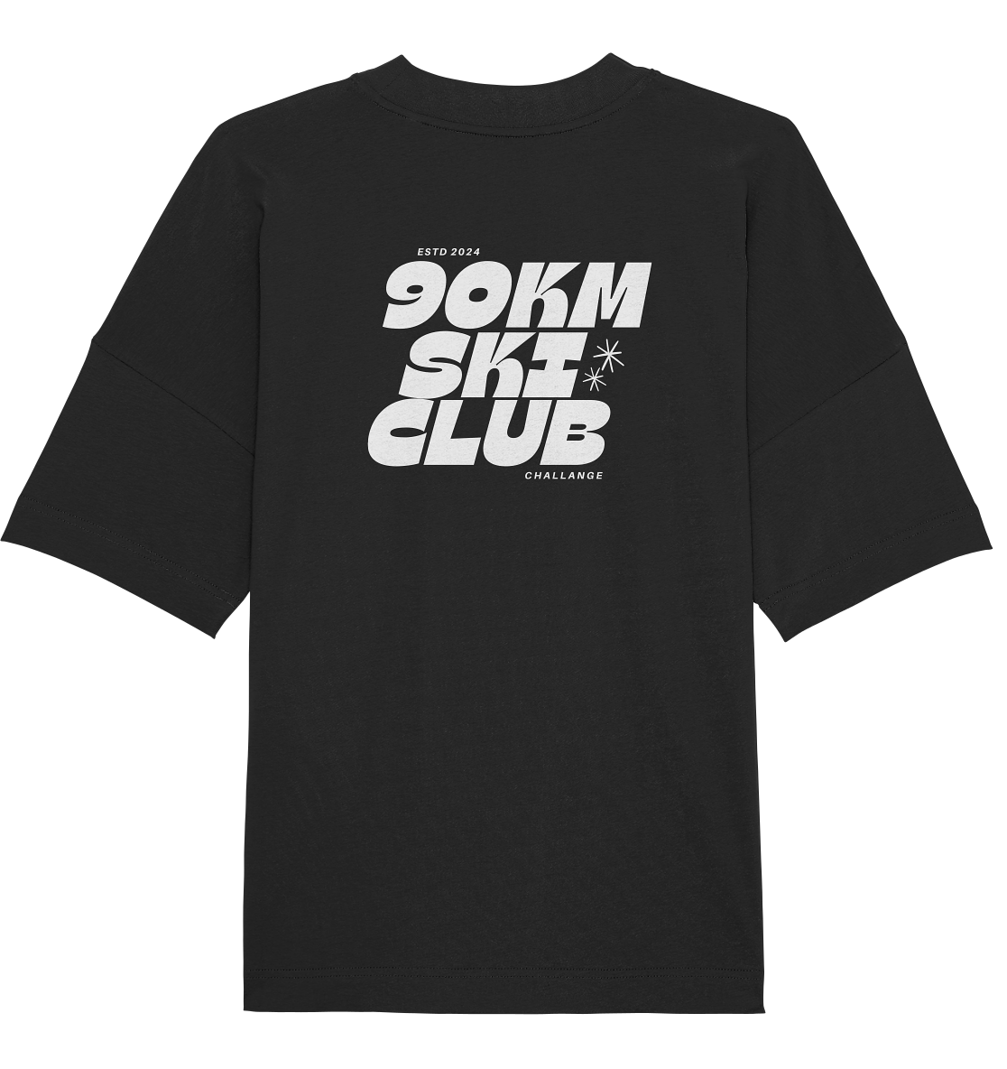 "90km club" - oversized shirt