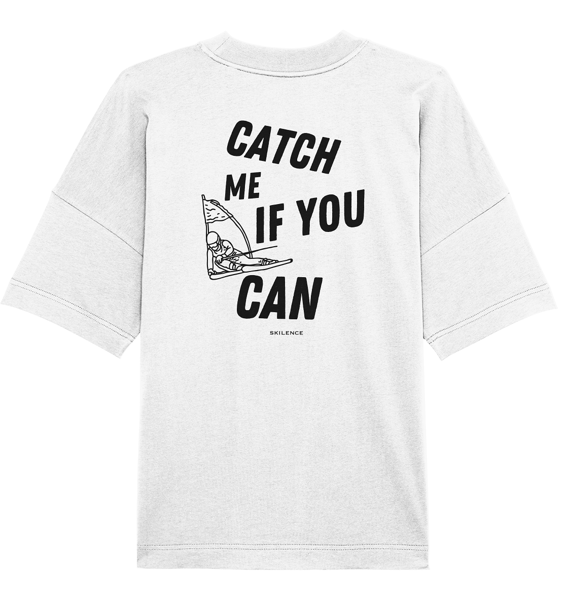 "catch me" - oversized shirt